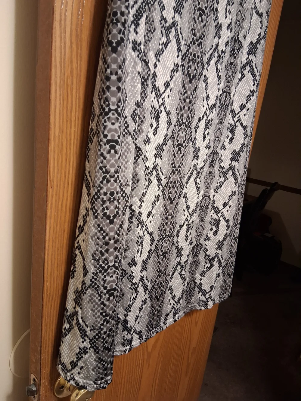 Animal Print Maxi Skirt Womens XL.